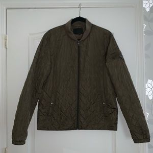 Prada Men’s Military Green Bomber Jacket